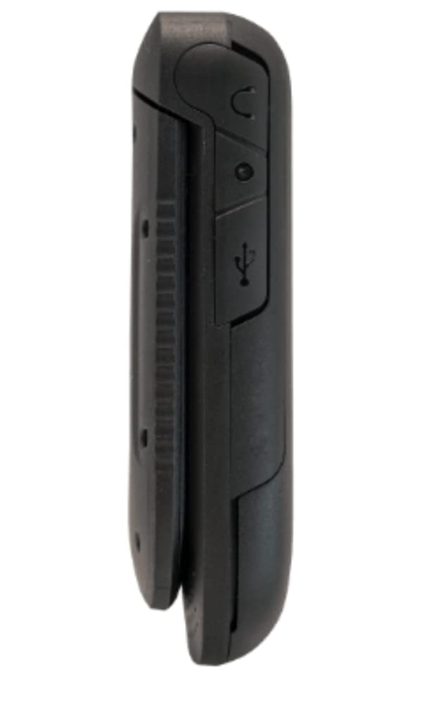 4G LTE Ultra Rugged Flip Phone Black O4629