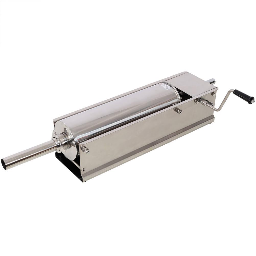 7L Stainless Steel Vertical Manual Sausage Stuffer with 4 Filling Nozzles Z935928