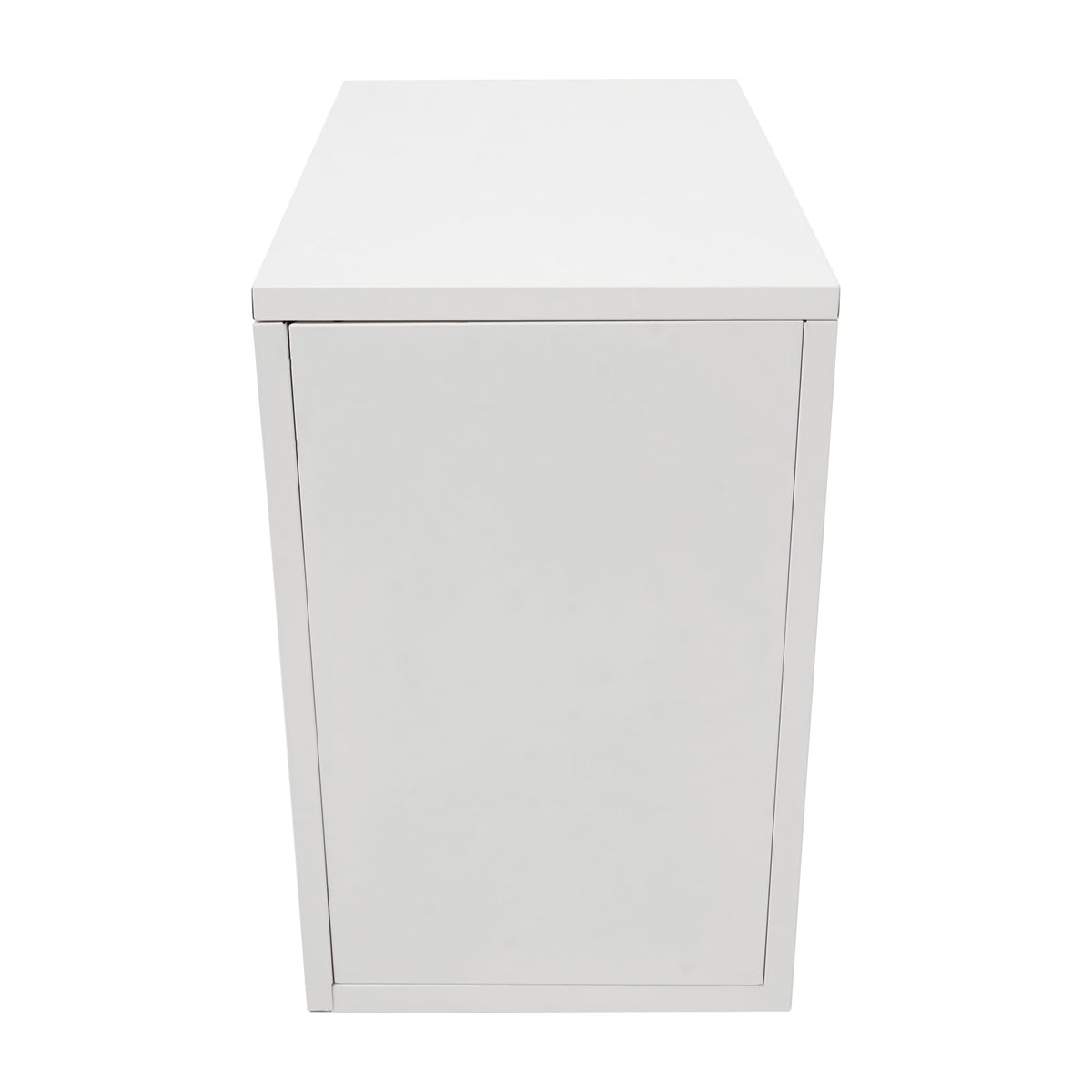 White 4-Drawer Mobile File Cabinet with Lock N6870