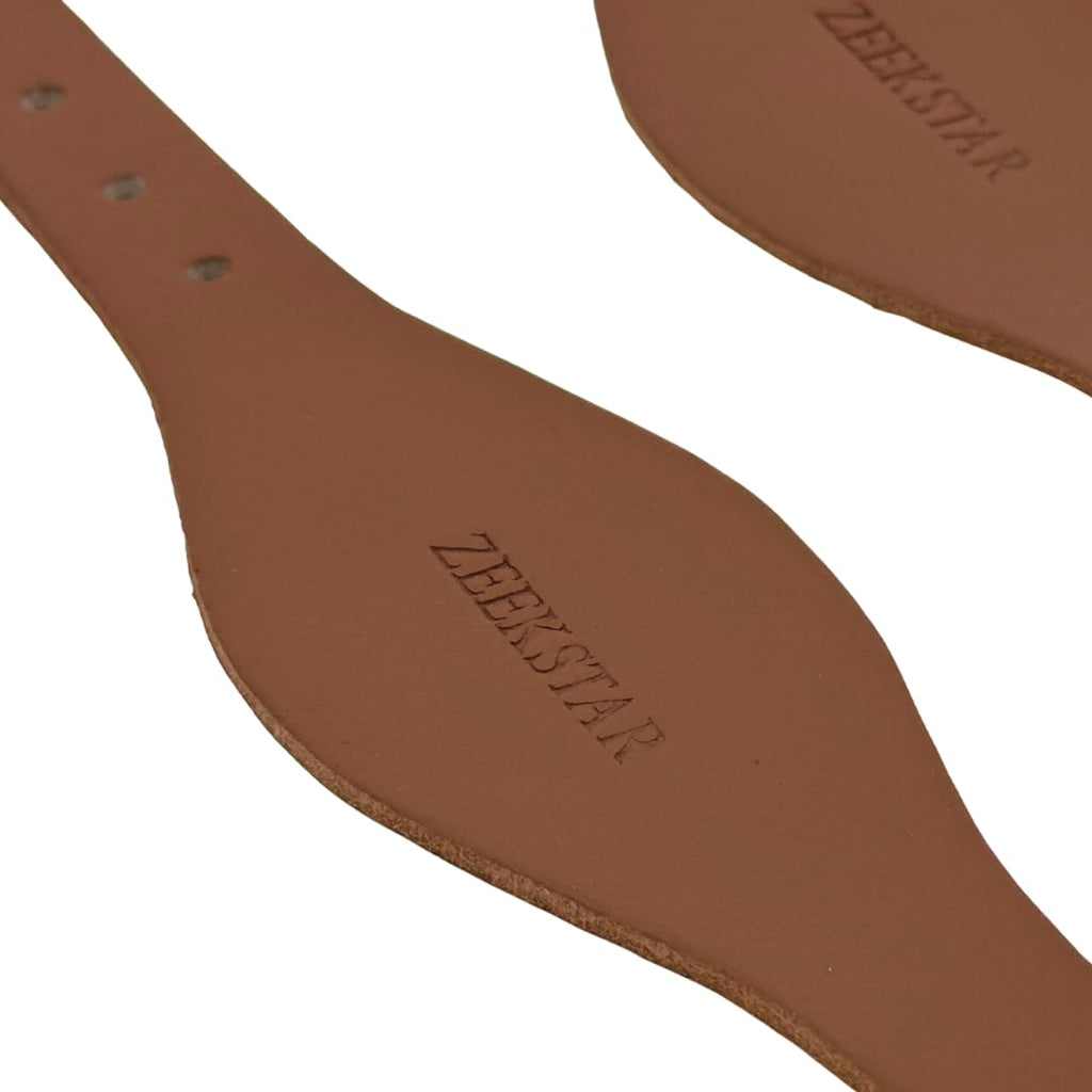 Leather Stirrup Hobble Straps with Stainless Steel Buckle L917