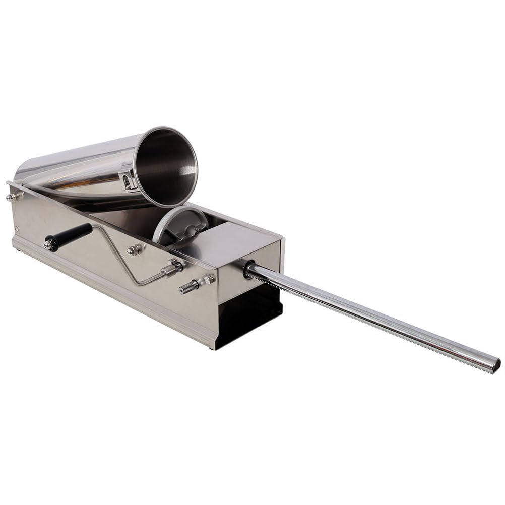 7L Stainless Steel Vertical Manual Sausage Stuffer with 4 Filling Nozzles Z935928