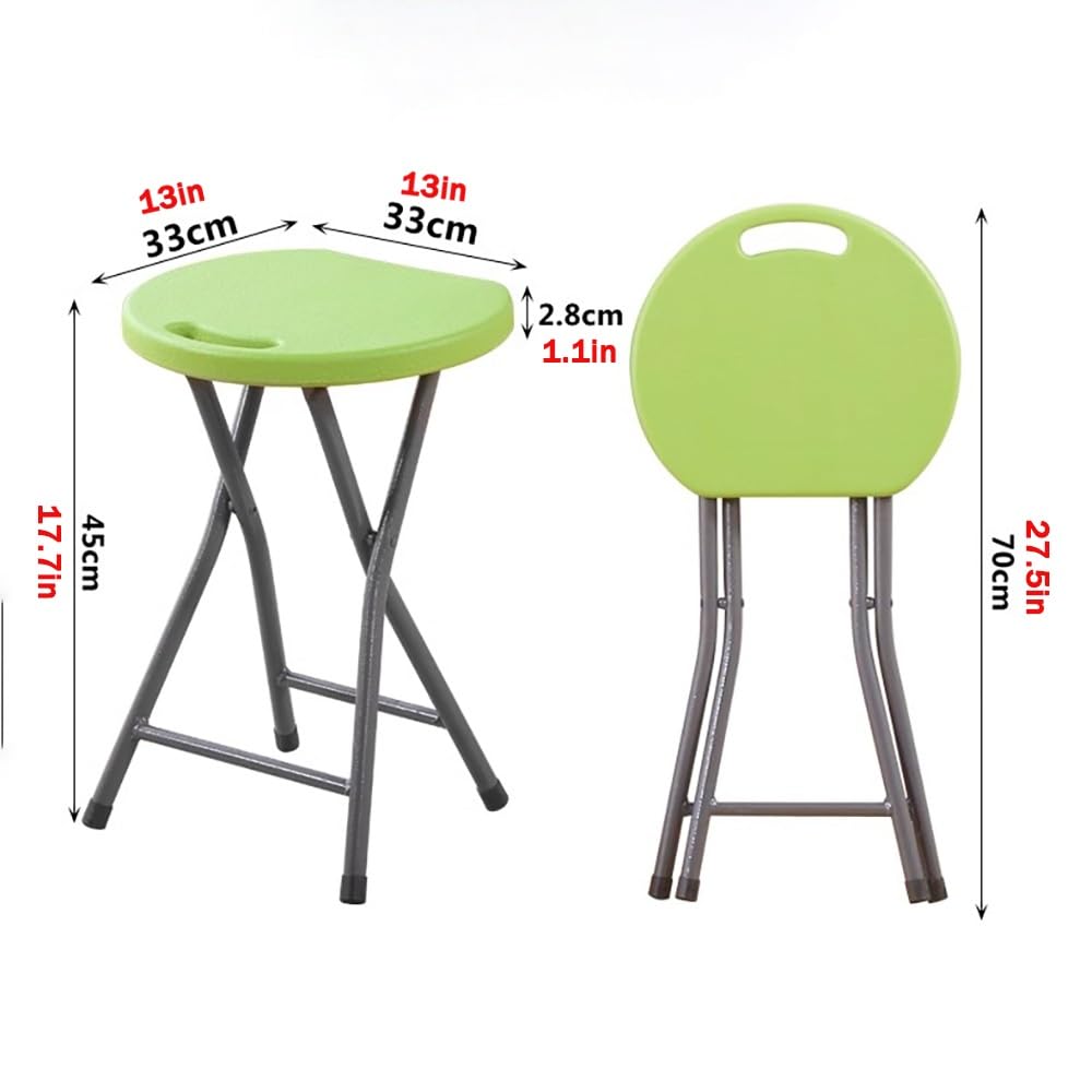 18 Inch Folding Stool with Footrest Q2191