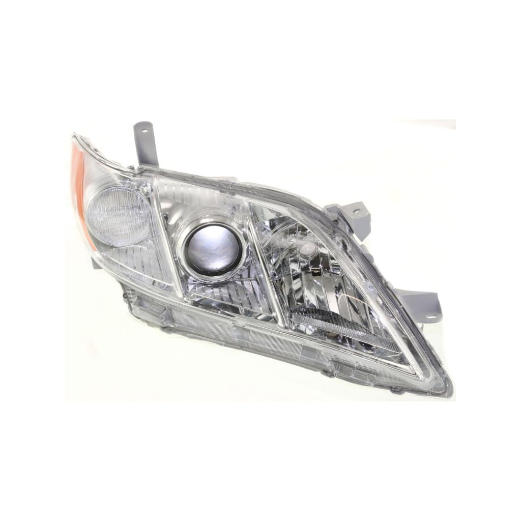 Toyota Camry 2007 2008 2009 Headlights Driver And Passenger Side Pair Amber Clear Lens Z91057