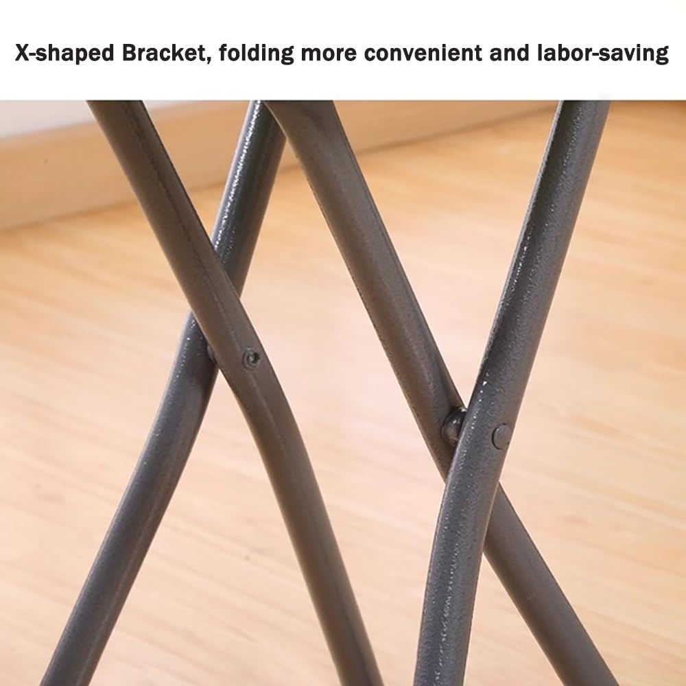 18 Inch Folding Stool with Footrest Q2191