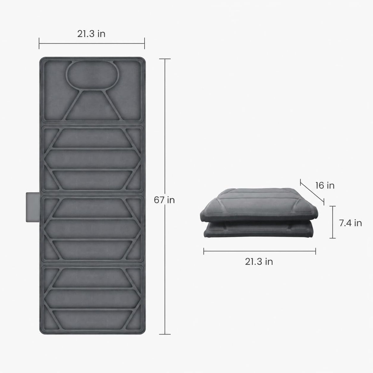 Full Body Massage Mat with Heat H845884