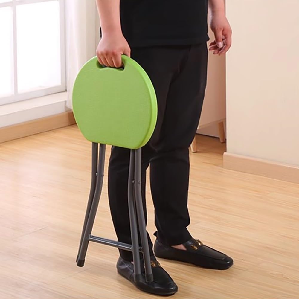 18 Inch Folding Stool with Footrest Q2191