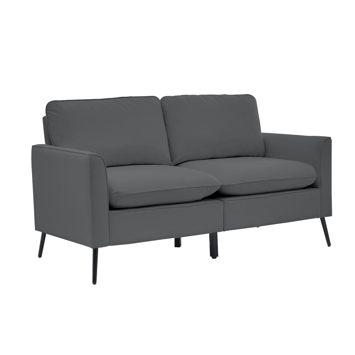Light Gray 2 Seater Loveseat Sofa X7422