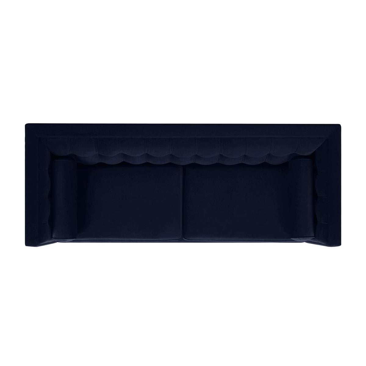 Dark Navy Blue Performance Velvet Tufted Sofa K5042