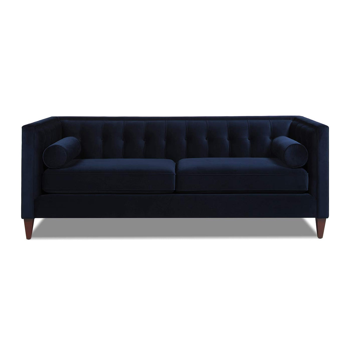 Dark Navy Blue Performance Velvet Tufted Sofa K5042