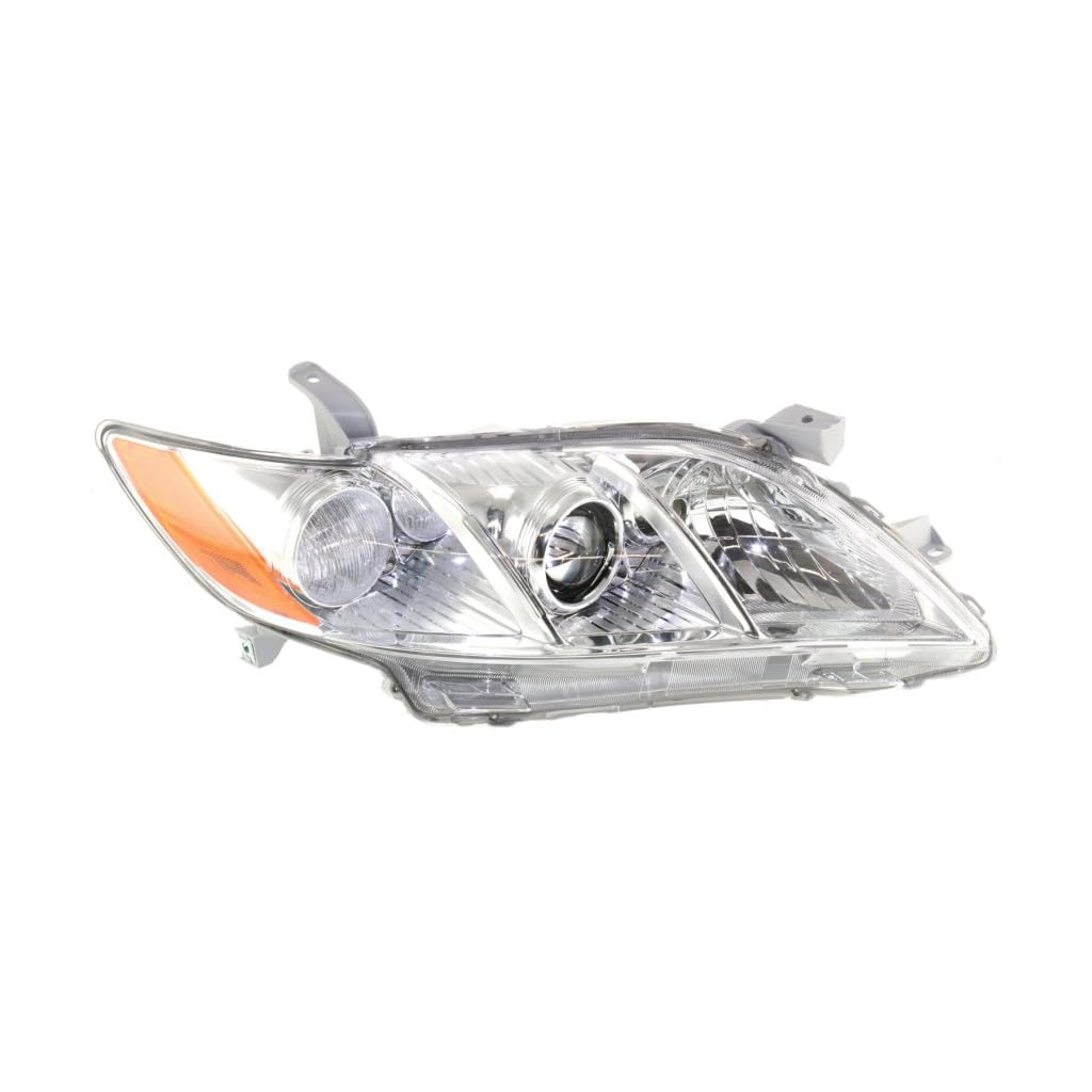 Toyota Camry 2007 2008 2009 Headlights Driver And Passenger Side Pair Amber Clear Lens Z91057