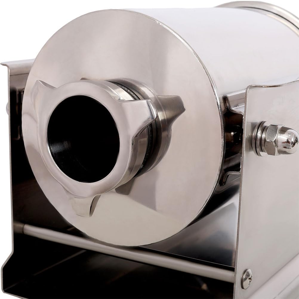 7L Stainless Steel Vertical Manual Sausage Stuffer with 4 Filling Nozzles Z935928