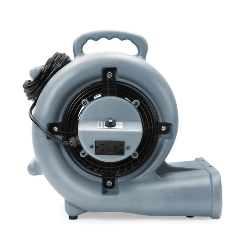 3 Speed 1/3 HP Industrial Floor Fan with 2 GFCI Outlets Q1628