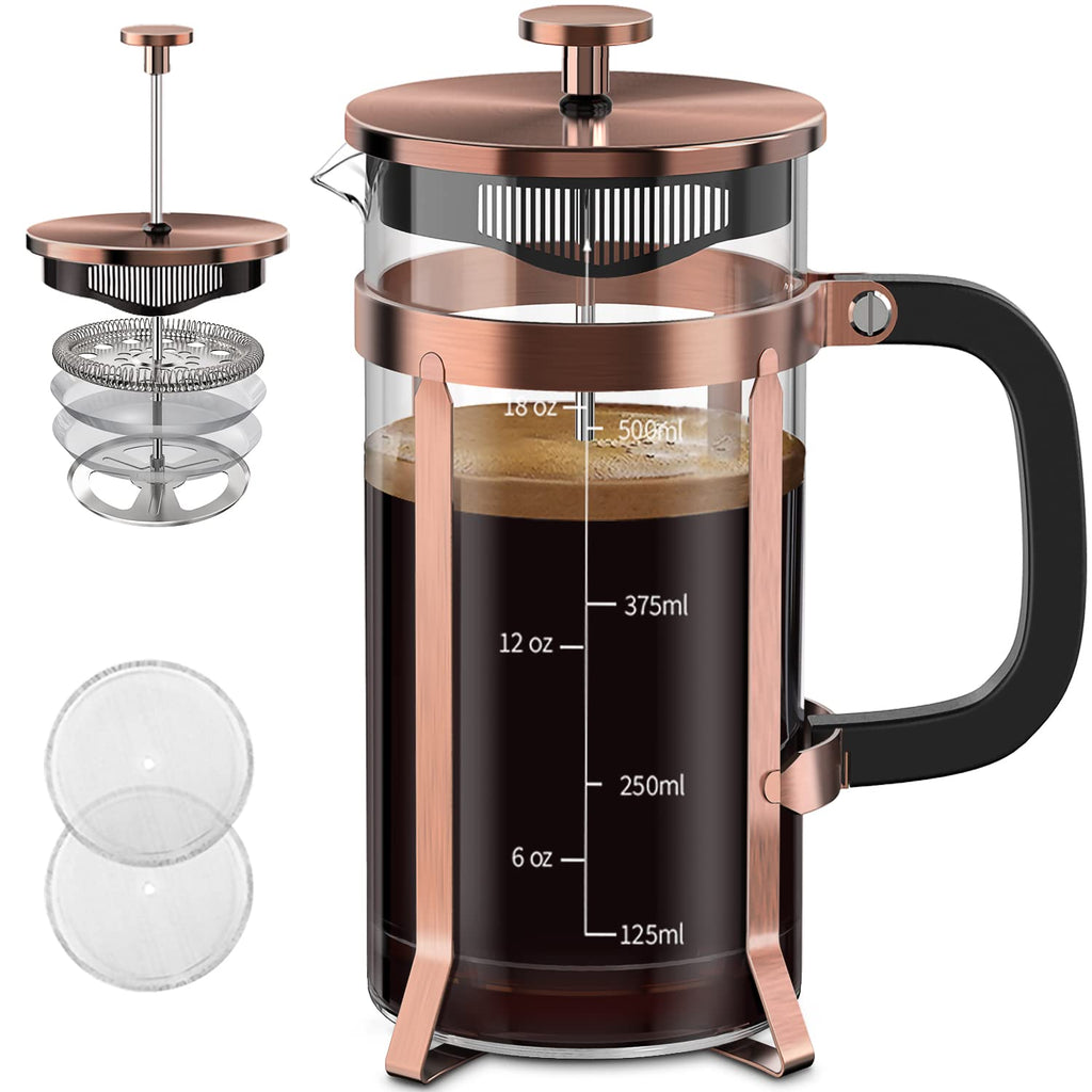 French Press Coffee Maker Borosilicate Glass W827449