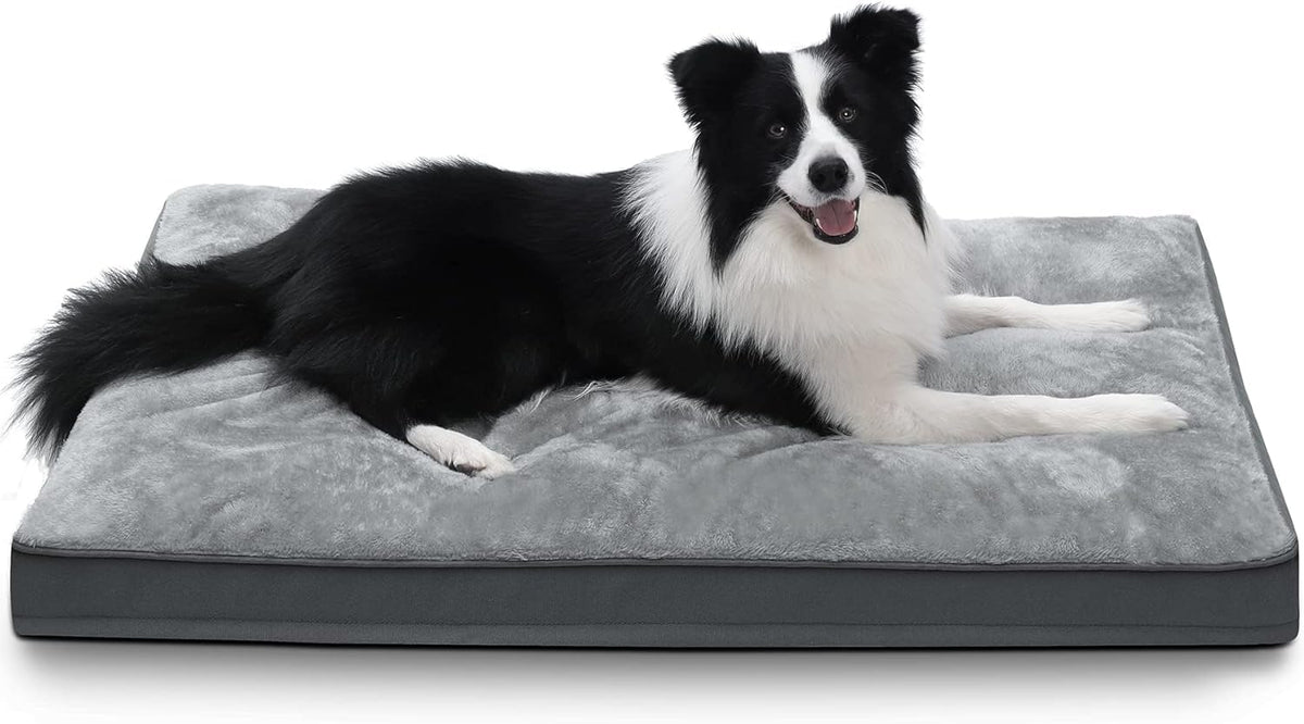 Large Plush Dog Bed with Washable Cover W3544