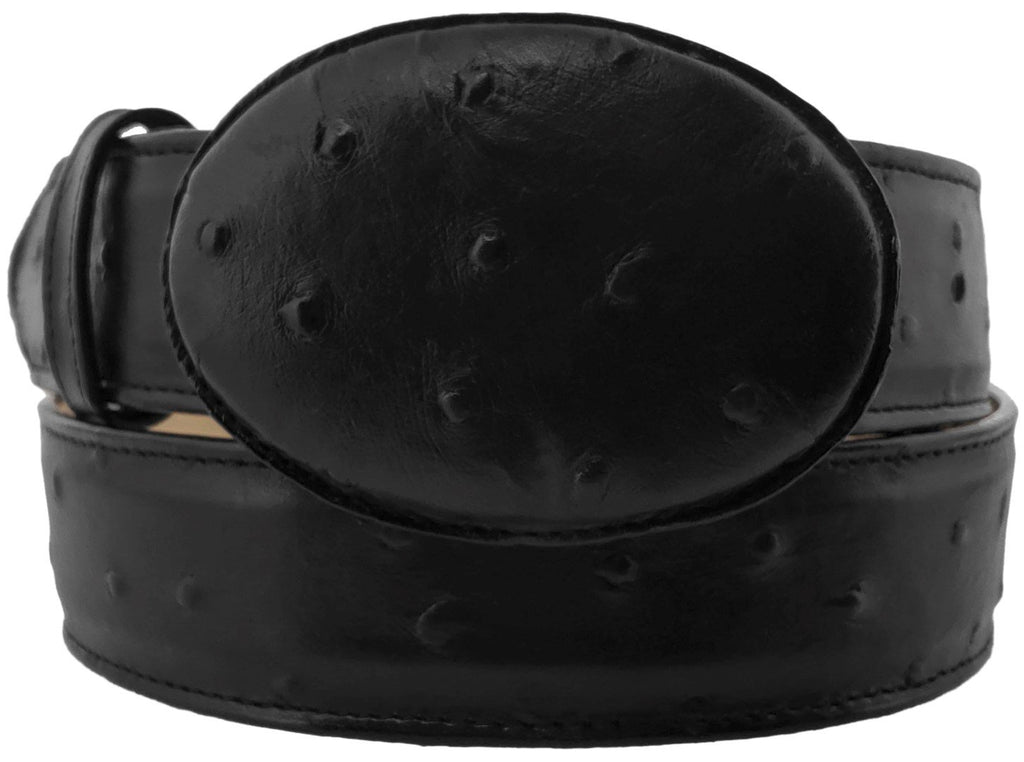 Black Leather Western Cowboy Belt C76503