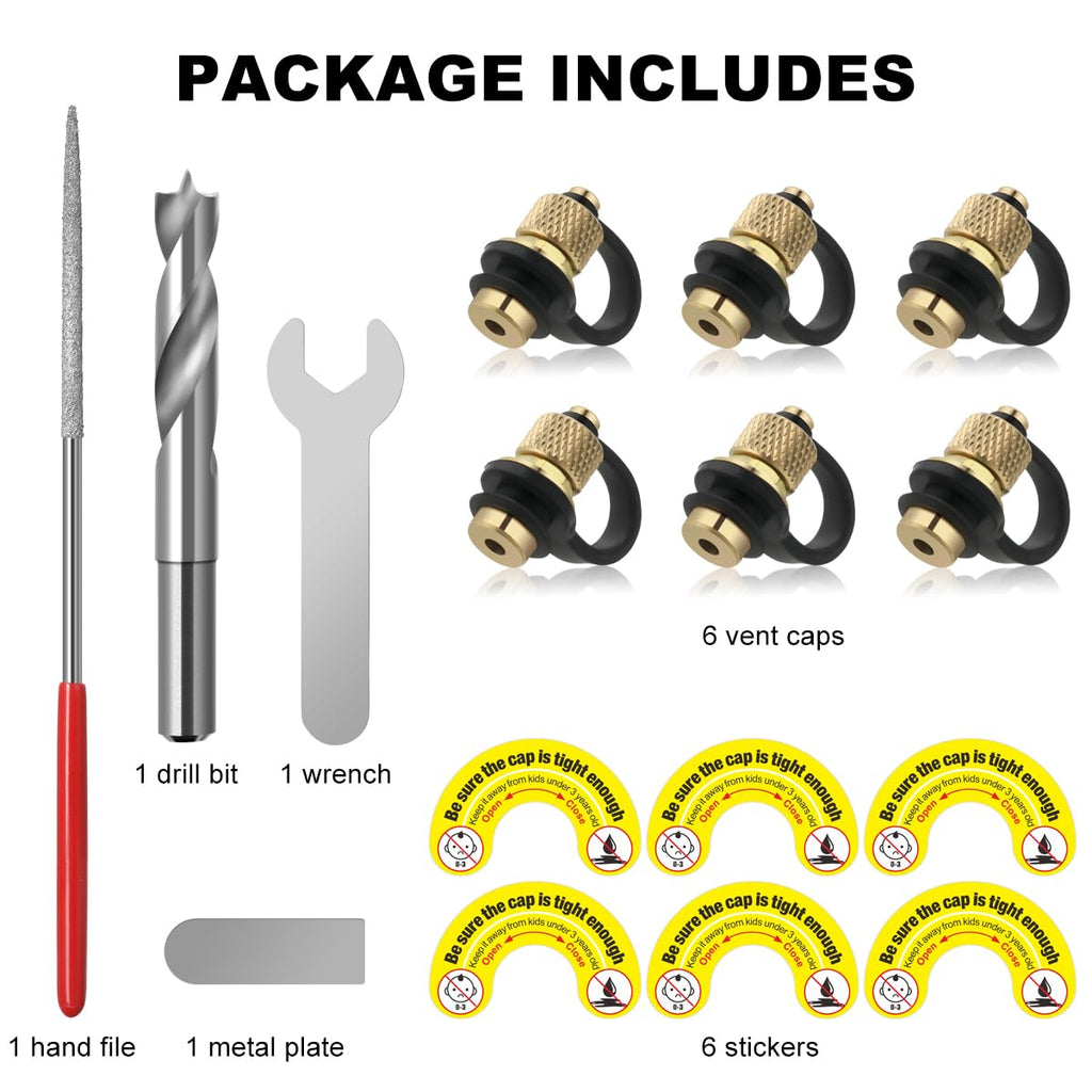 Gas Can Vent Caps 6 Pack M72392