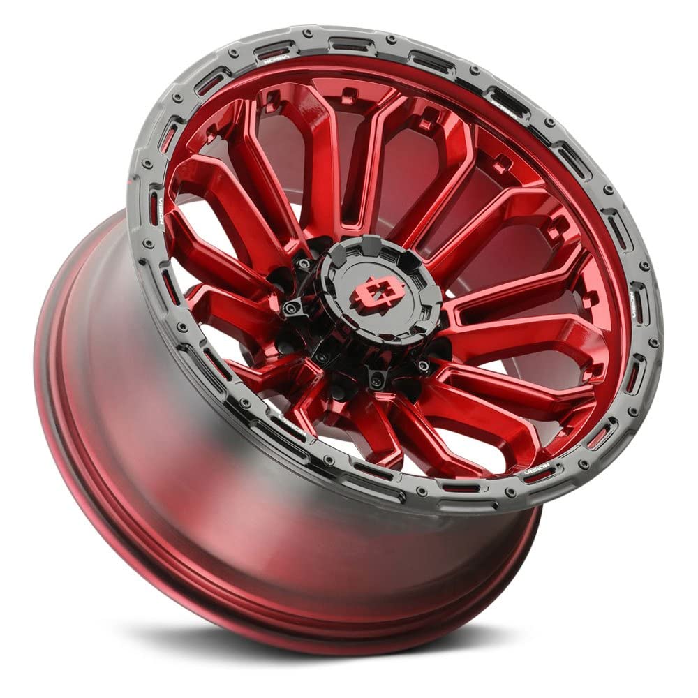 20x9 8x170 +12mm Red Wheel Rim 20" U742
