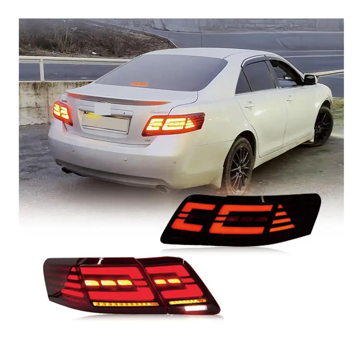 LED Tail Lights For Toyota Camry 2007-2011 Rear Lamps Assembly Q5580