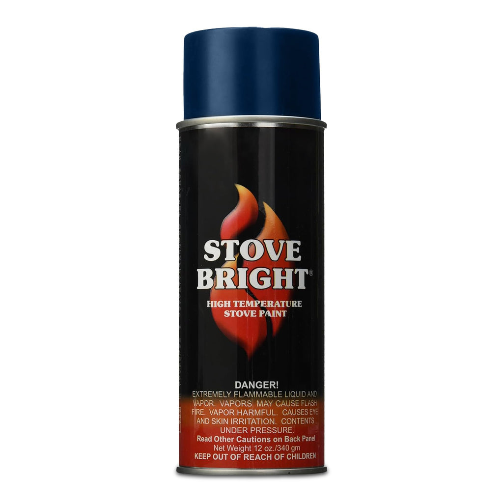 High Temp Metallic Blue Satin Spray Paint 12 Oz Can K707793