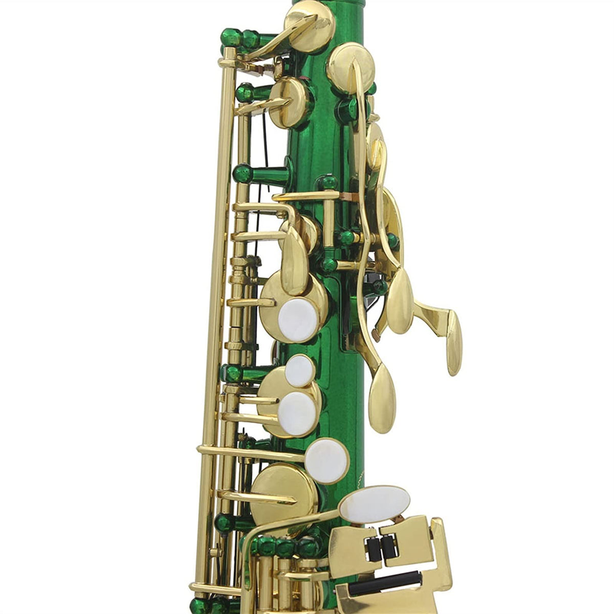Green Brass Alto Saxophone Q30628
