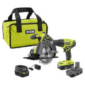 18V Drill and Circular Saw Starter Kit with Two 1.5Ah Batteries and Charger L558