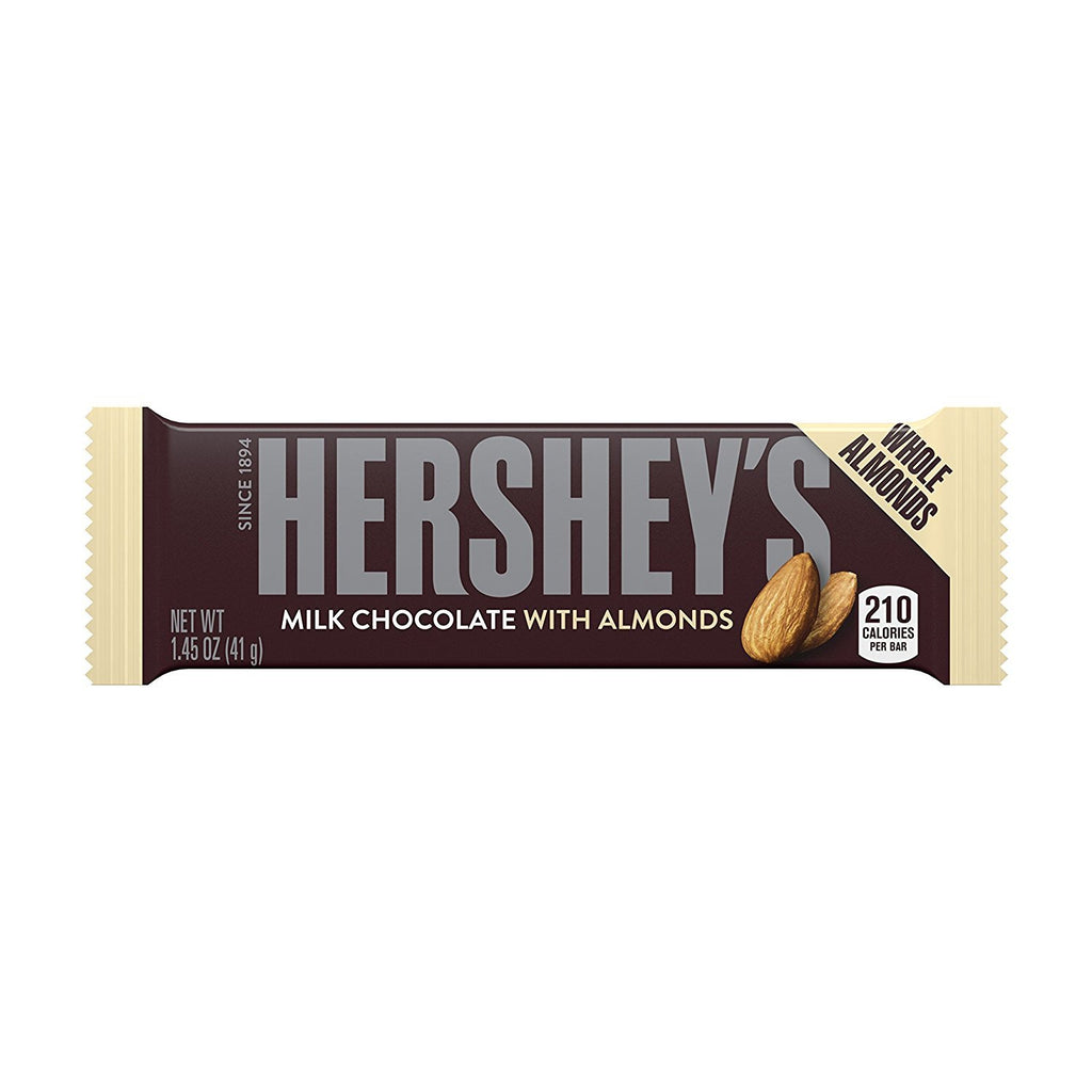 Chocolate Candy Bar with Almonds, 36 Count P886813