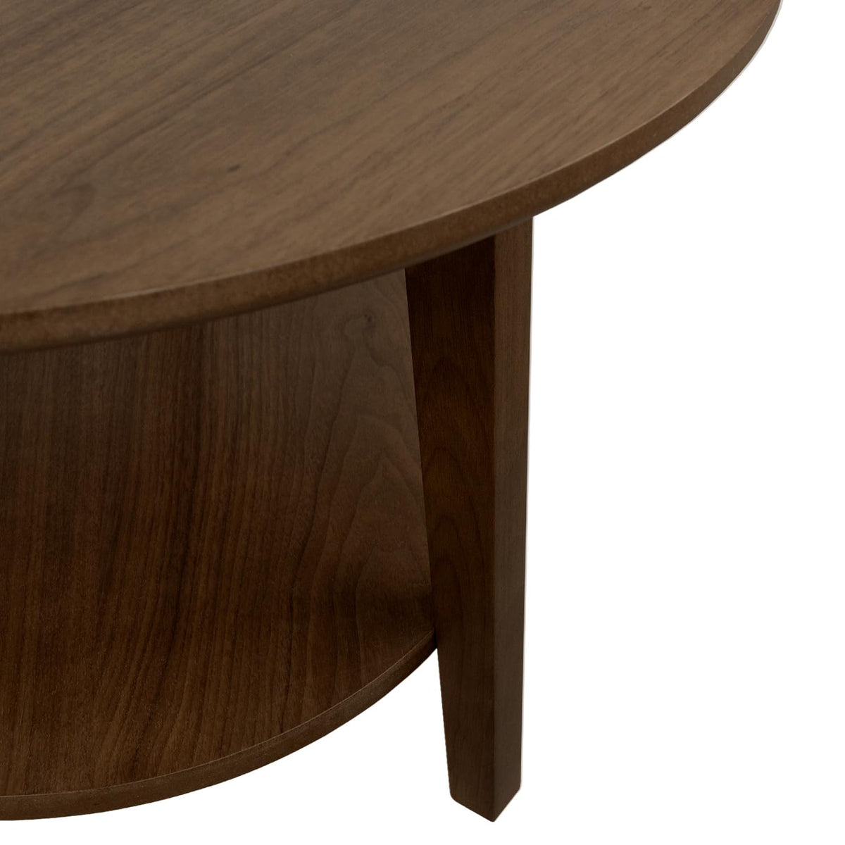 2-Tier Round Wood Coffee Table X10185