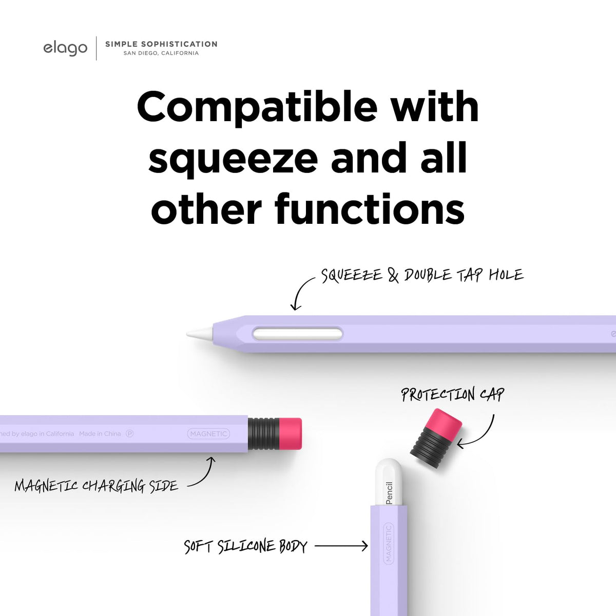 Case for Apple Pencil Pro & Apple Pencil 2nd Generation W56539