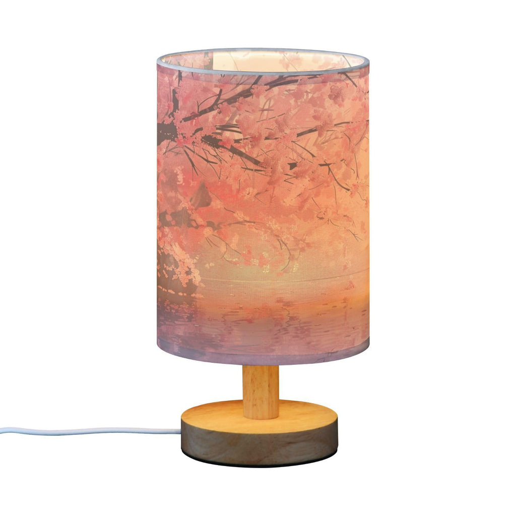 Pink Floral Bedside Table Lamp I39356