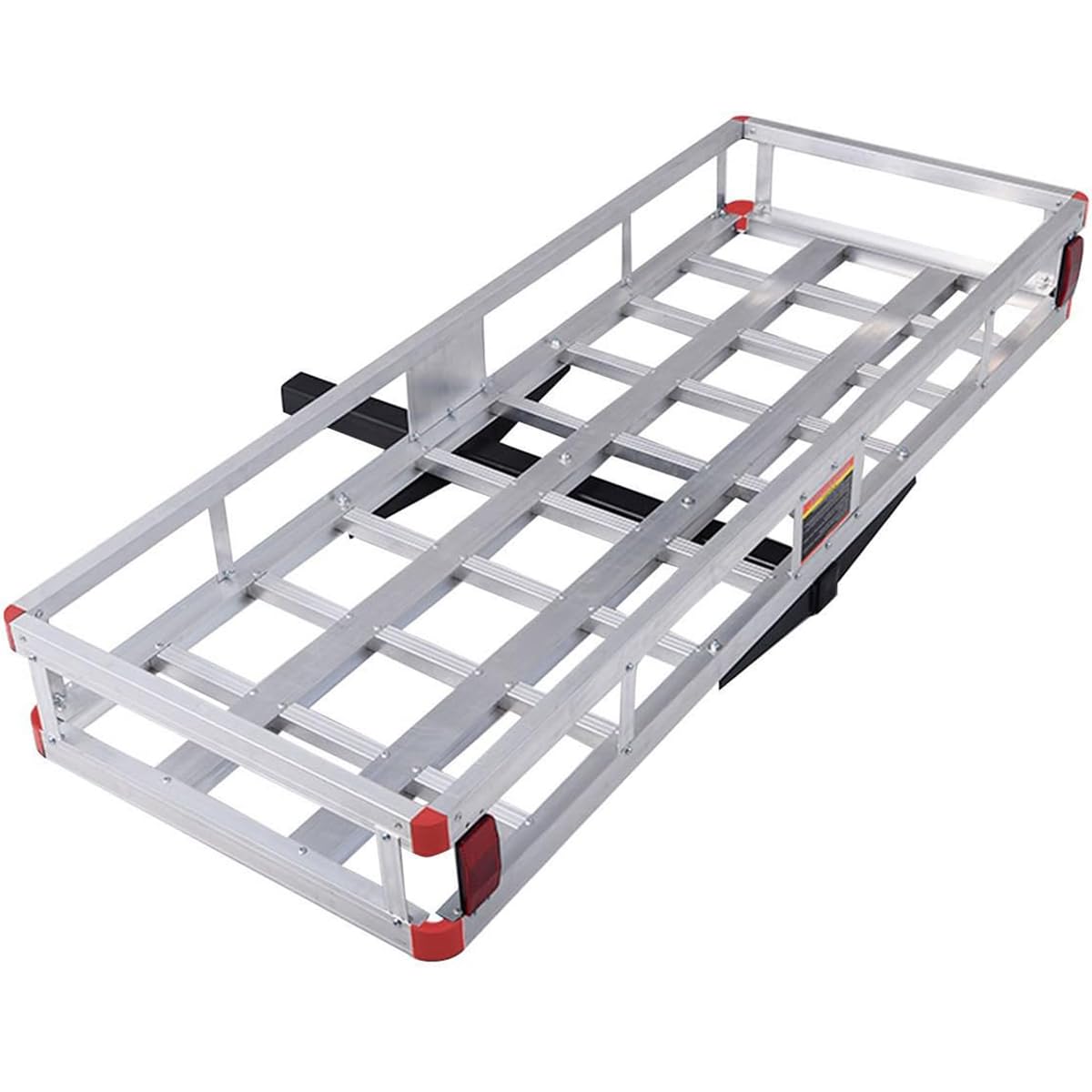 500lb Capacity Aluminum Hitch Cargo Carrier with Ramp Q33927