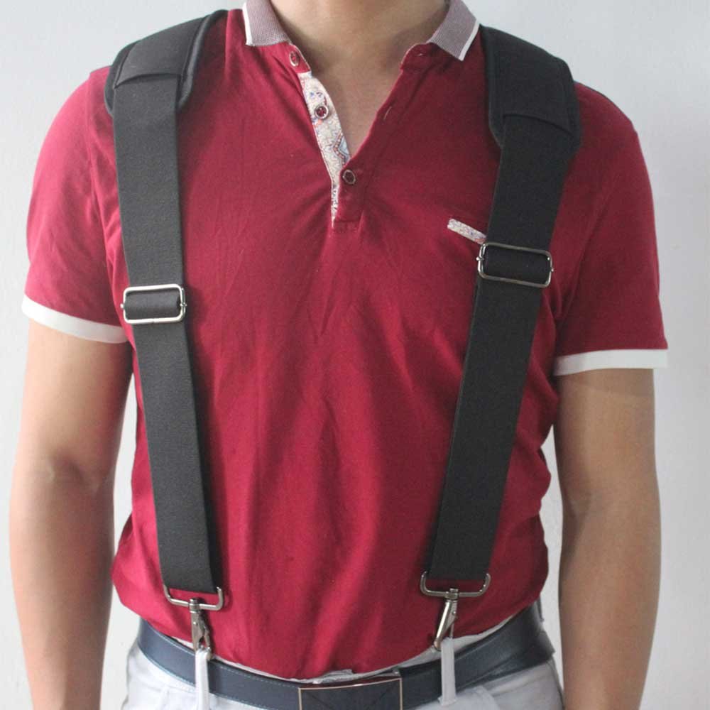 Tool Belt Suspenders Adjustable Padded Shoulders 4 Loop Attachments Z3183