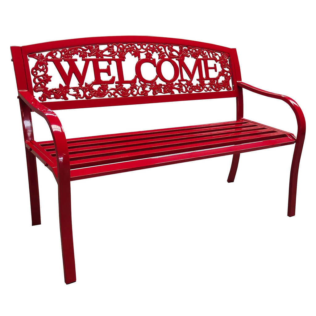 Metal Welcome Bench G31597