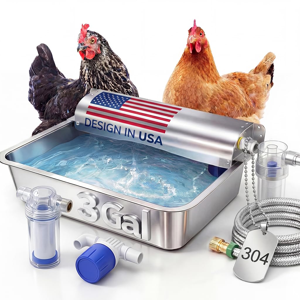 Automatic Chicken Waterer 304 Stainless Steel G74613