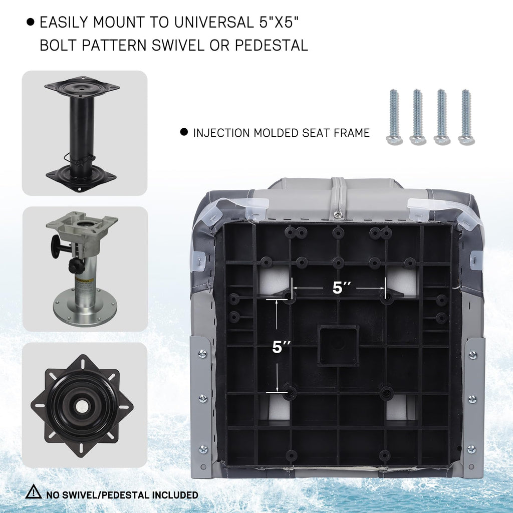 2 Pack High Back Folding Boat Seats R12013