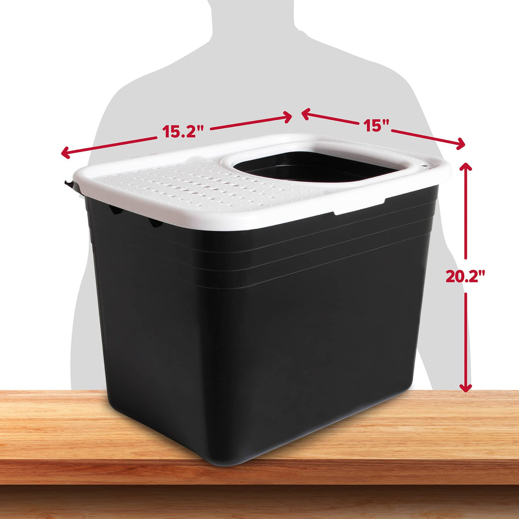 Top Entry Litter Box with Filter Z897