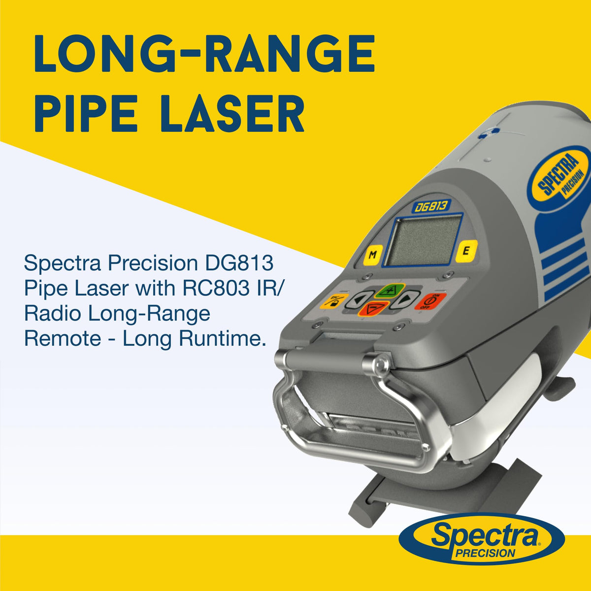 Self-Leveling Pipe Laser Red Beam M2518
