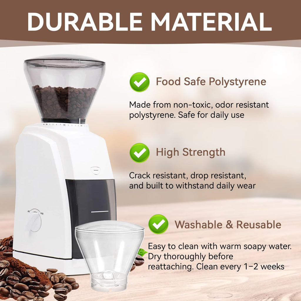 Hopper with Lid for Coffee Grinders Q384
