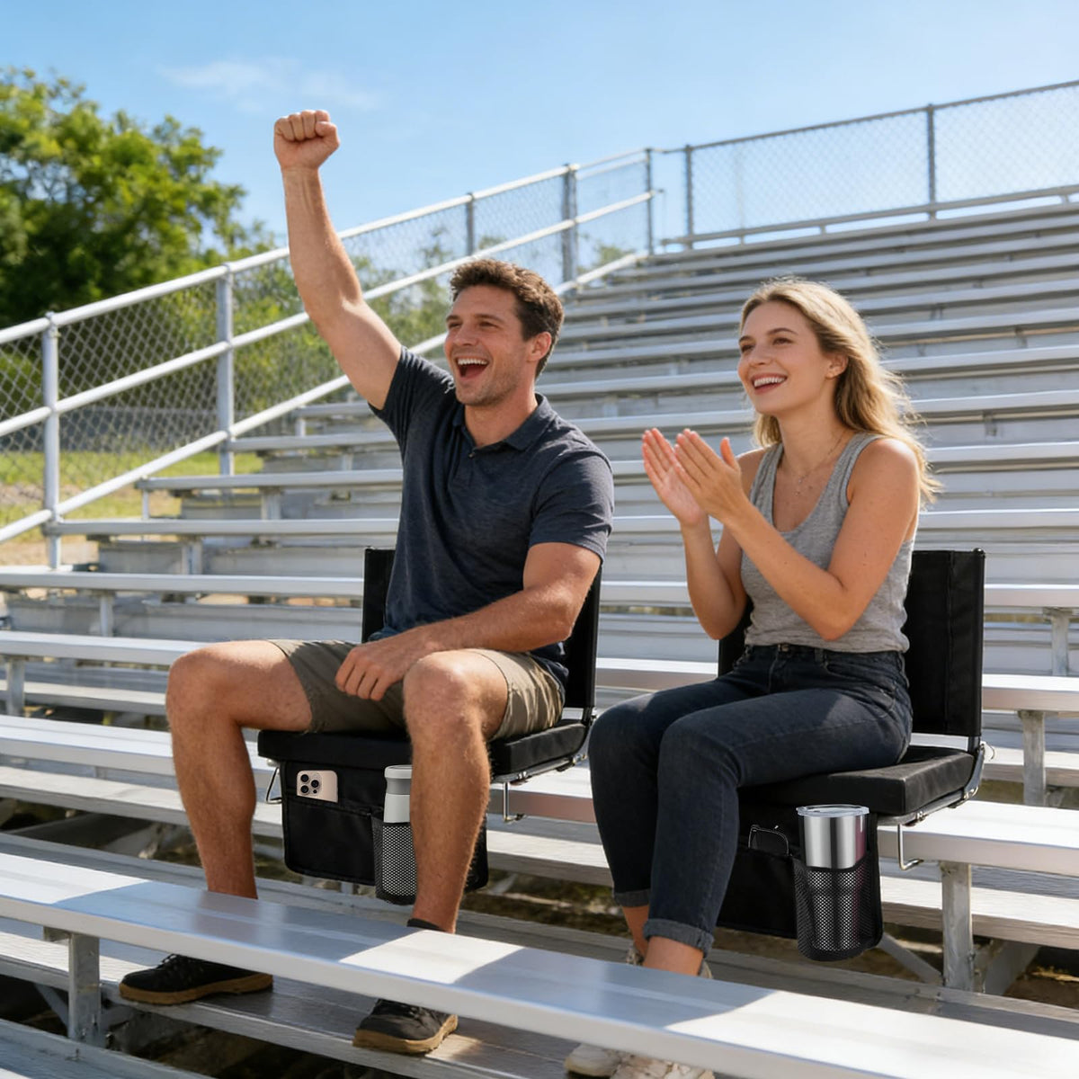 Padded Stadium Seats with Back Support C8287