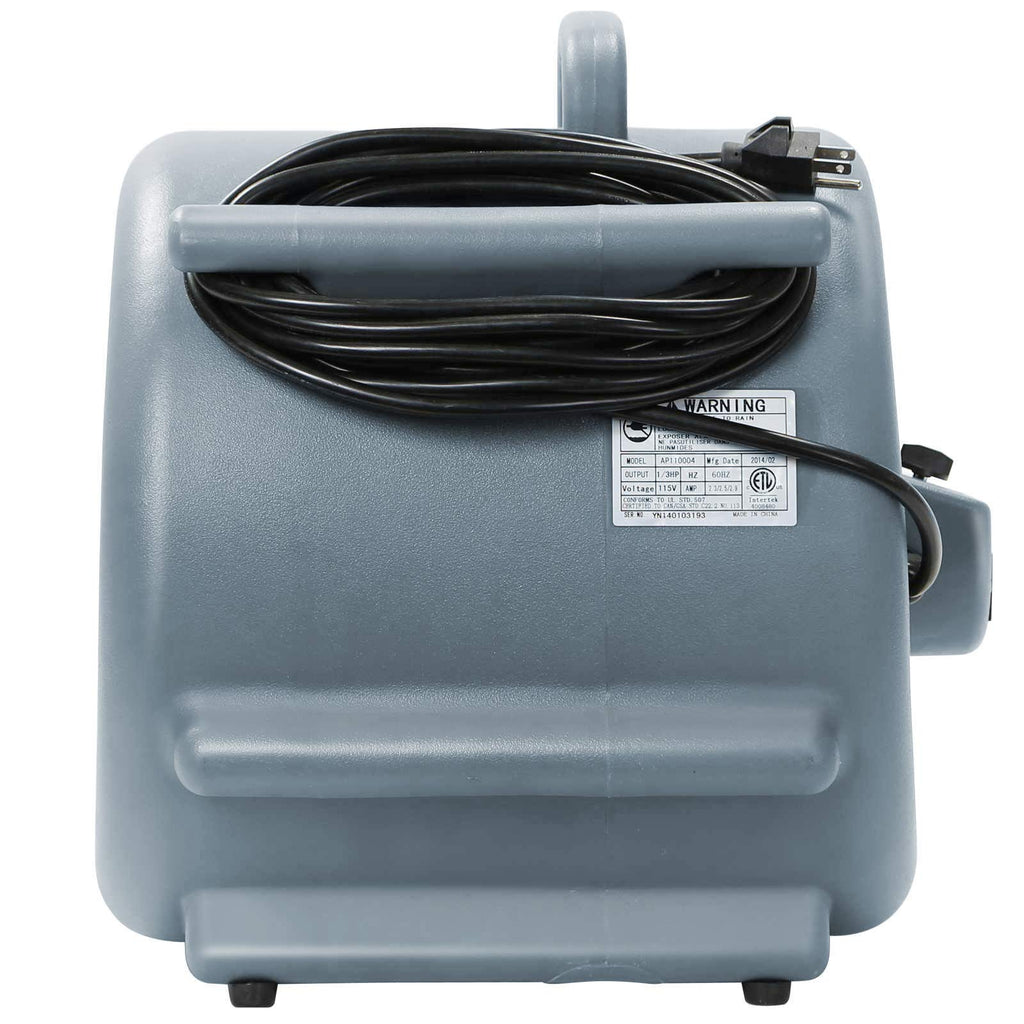 3 Speed 1/3 HP Industrial Floor Fan with 2 GFCI Outlets Q1628