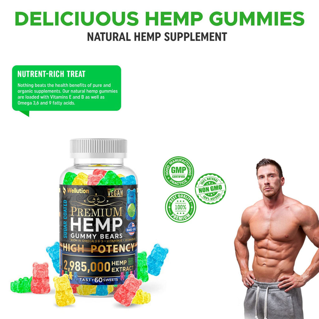 Sugar-Coated Hemp Gummies 2,985,000 MCG 60ct F751