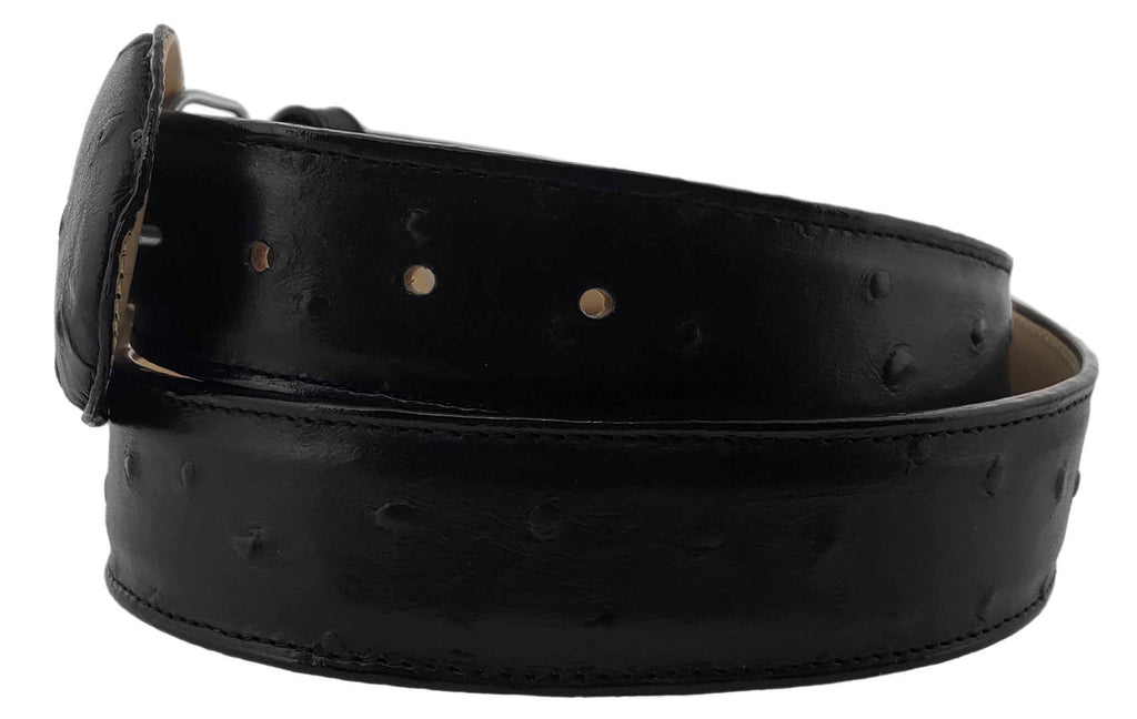 Black Leather Western Cowboy Belt C76503