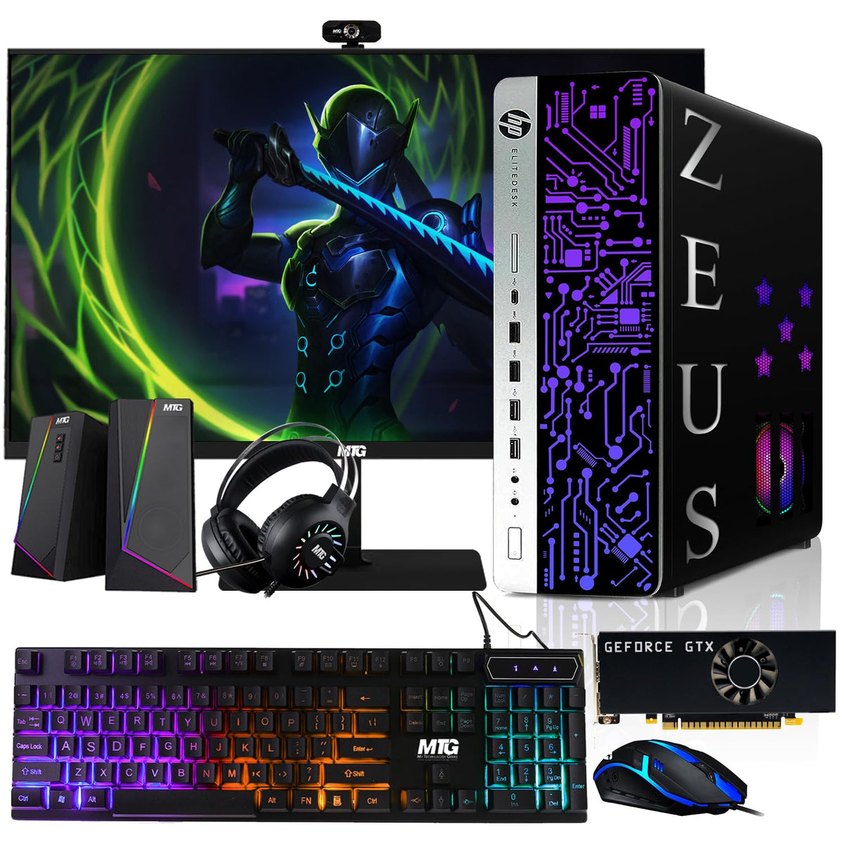 Gaming PC, i5, 16GB RAM, 1TB SSD + 4TB HDD B43288