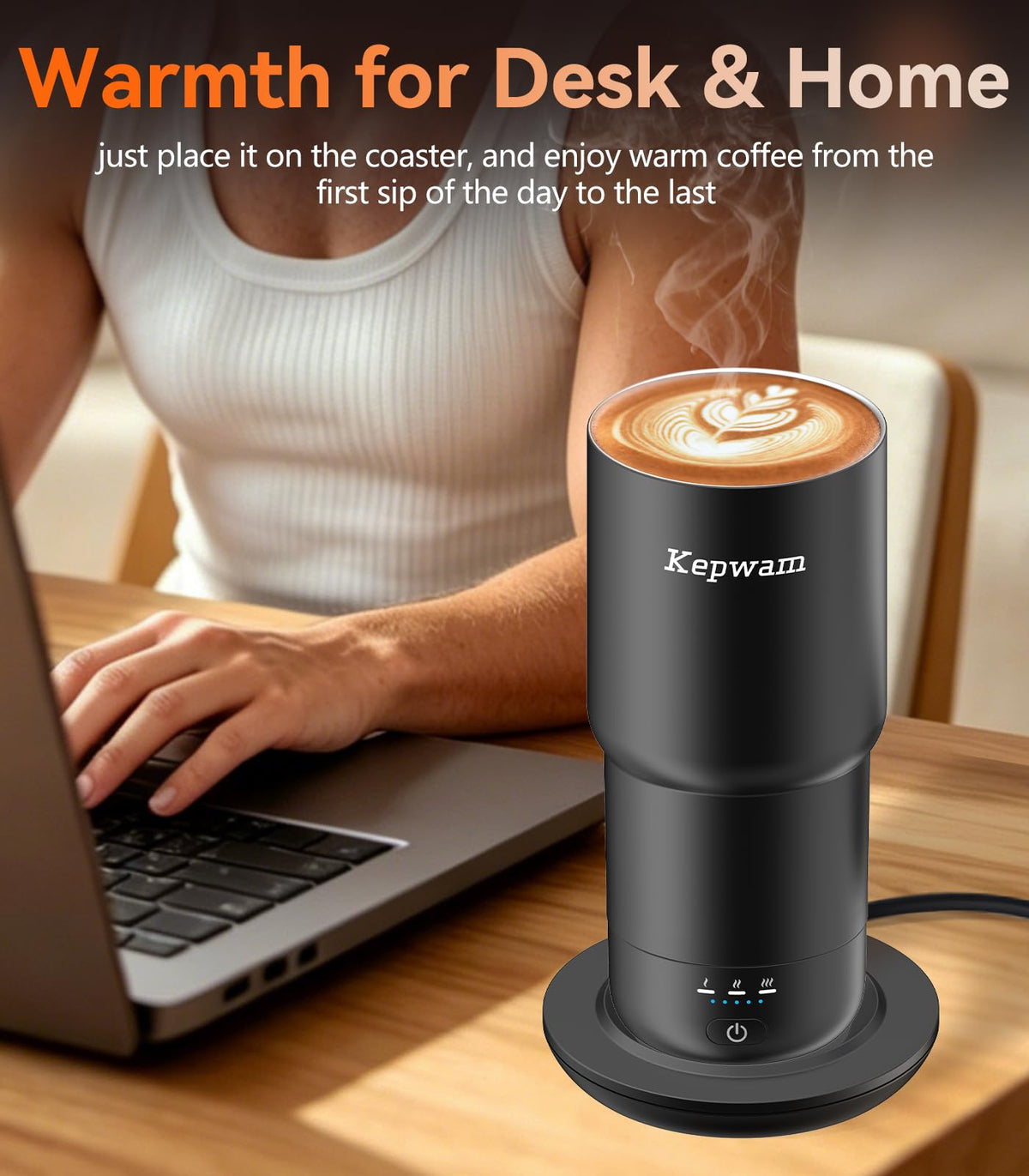 20oz Leak-Proof Self-Heating Travel Mug V3607