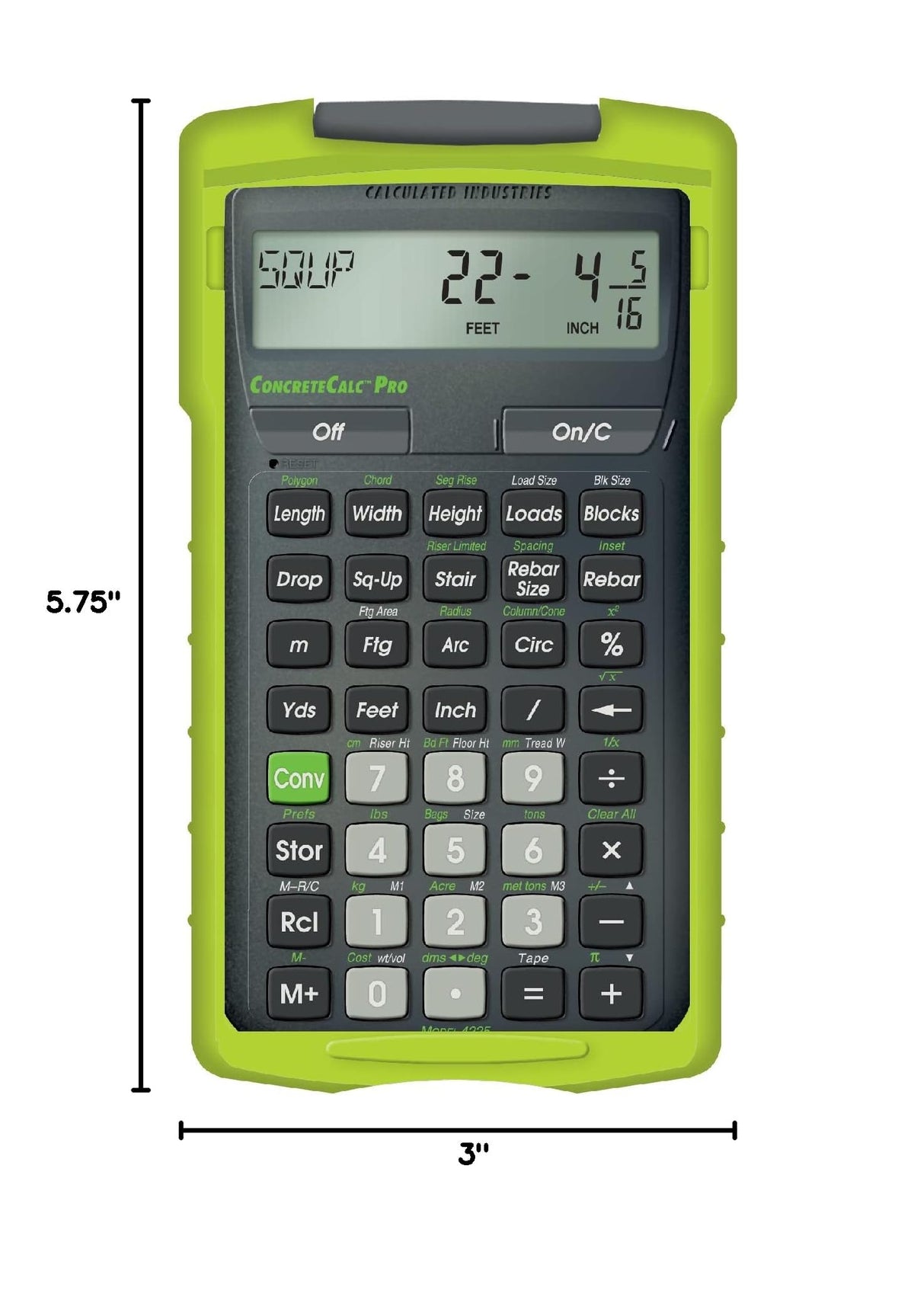 Construction-Math Calculator Y557