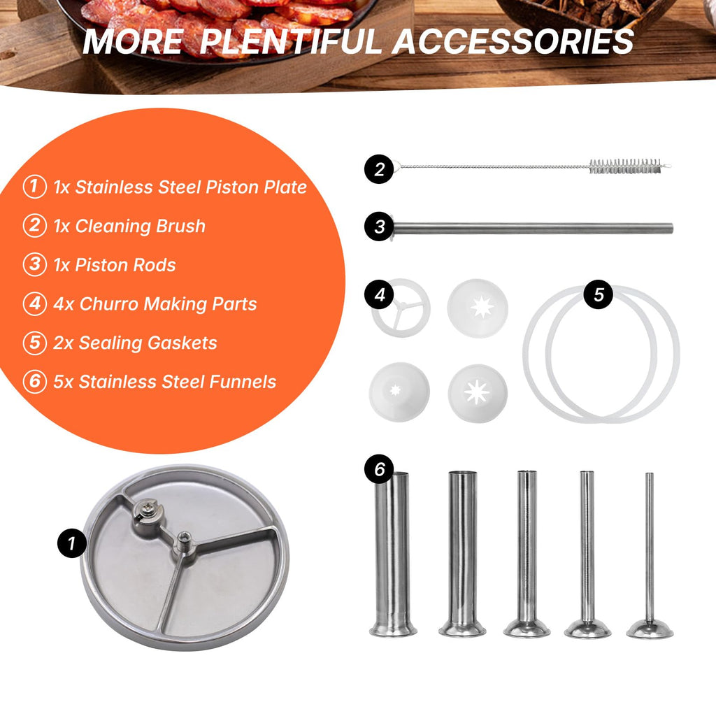 15L Stainless Steel Electric Sausage Stuffer U624939