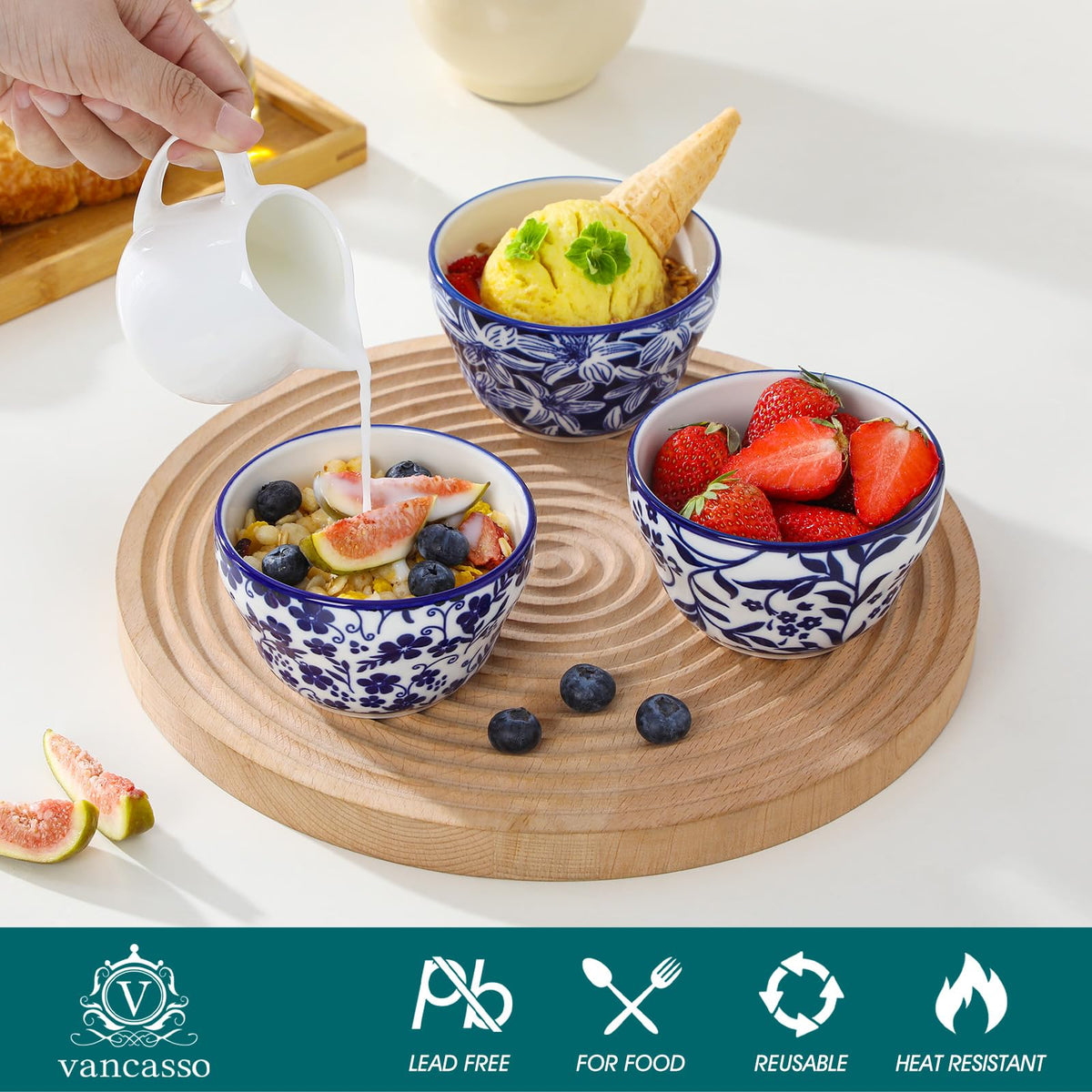 12-Piece Porcelain Bowl & Mug Set C630517