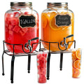 1 Gallon Glass Drink Dispensers with Spigot D26926