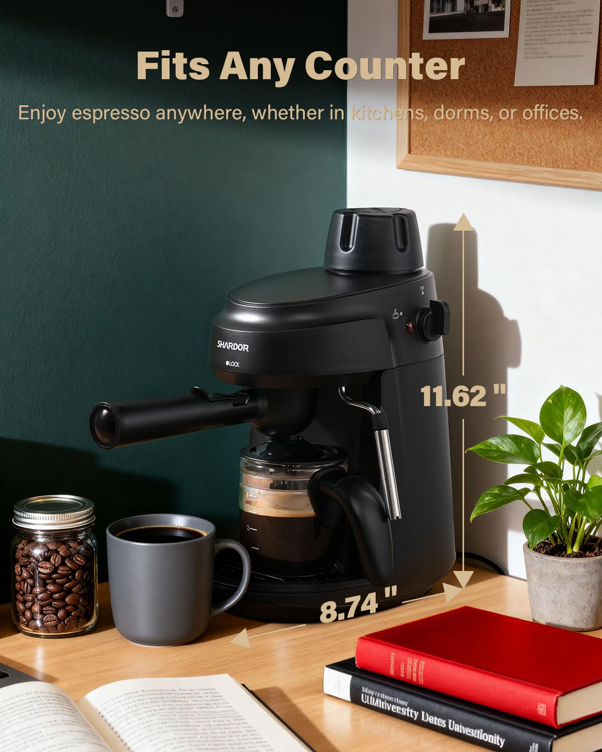 3.5 Bar Espresso Machine with Milk Frother N99530