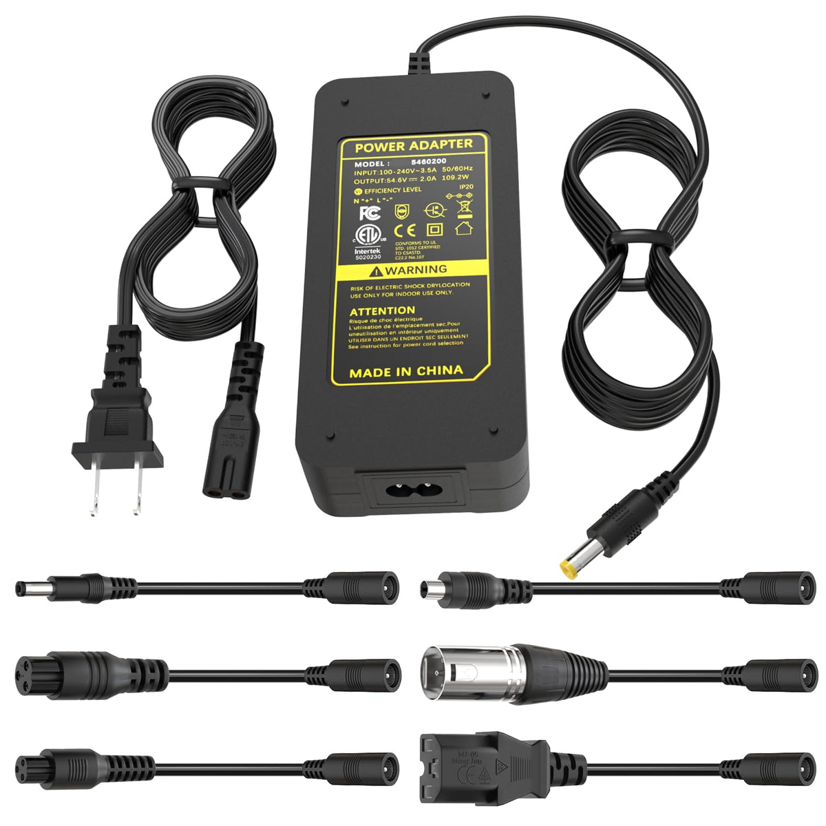 54.6V 2A Electric Bike & Scooter Charger K8793