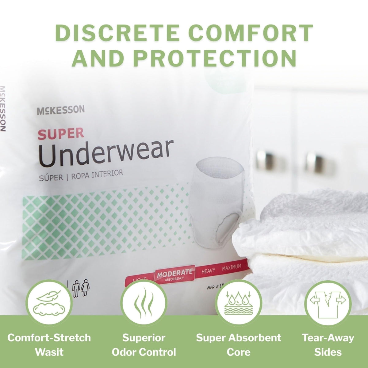 Adult Incontinence Underwear XXL 12 ct A793